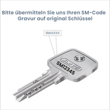 ABUS EC550 Halbzylinder nach Code