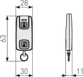 ABUS One Fernbedienung